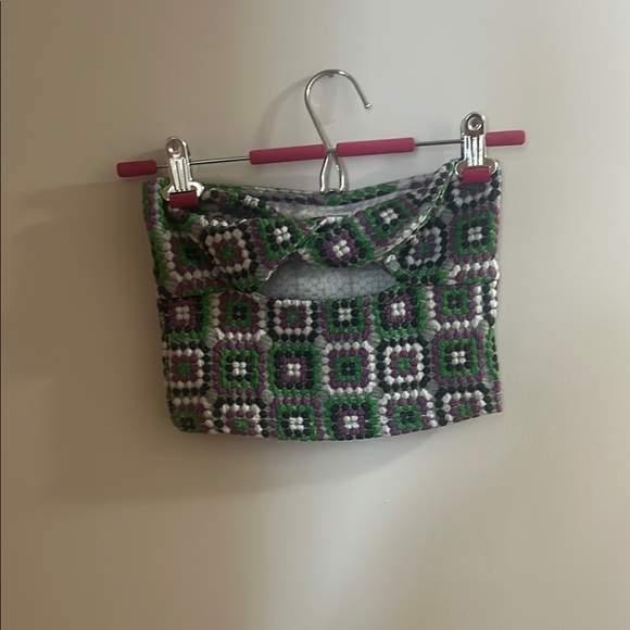 Crochet Patterned Tube Top - Picture 1 of 3